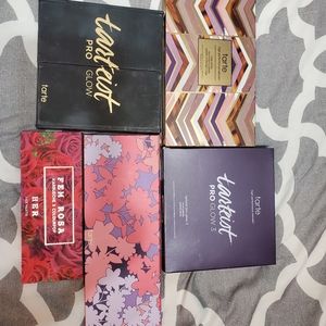 Tarte eyeshadow palettes and face palettes